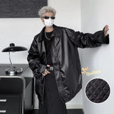 Hearujoy Autumn New Fashionable Solid Color Hip Hop Jacket Top American Style Vintage Motorcycle Leather Clothing For Men Women